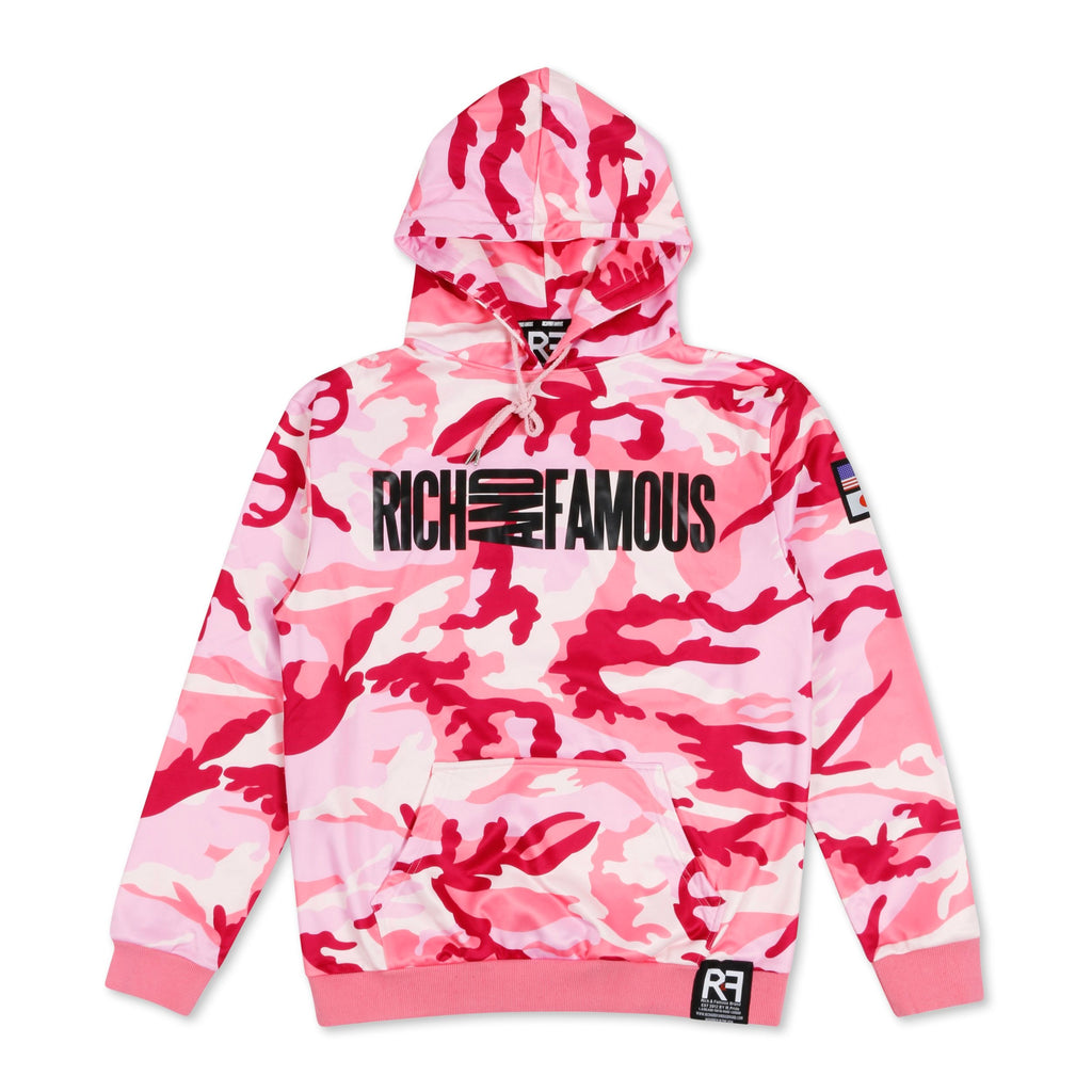 PINK CAMO HOODIES