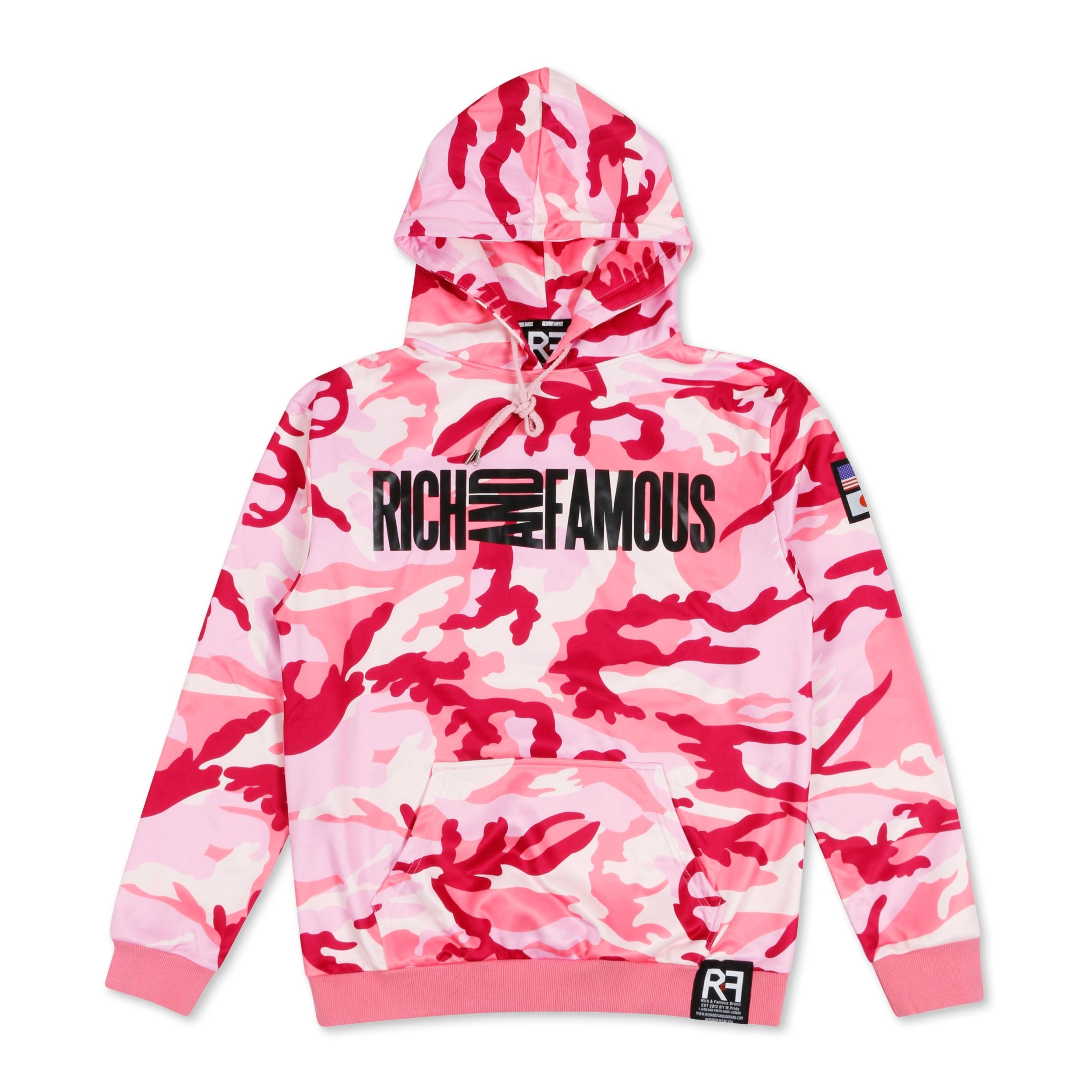 PINK CAMO HOODIES