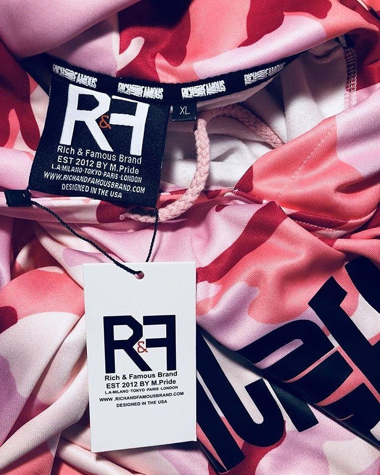 PINK CAMO HOODIES