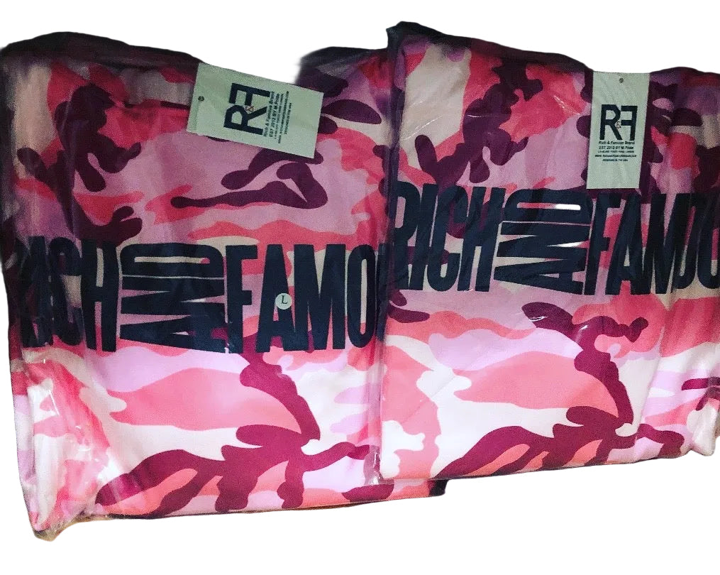 PINK CAMO HOODIES