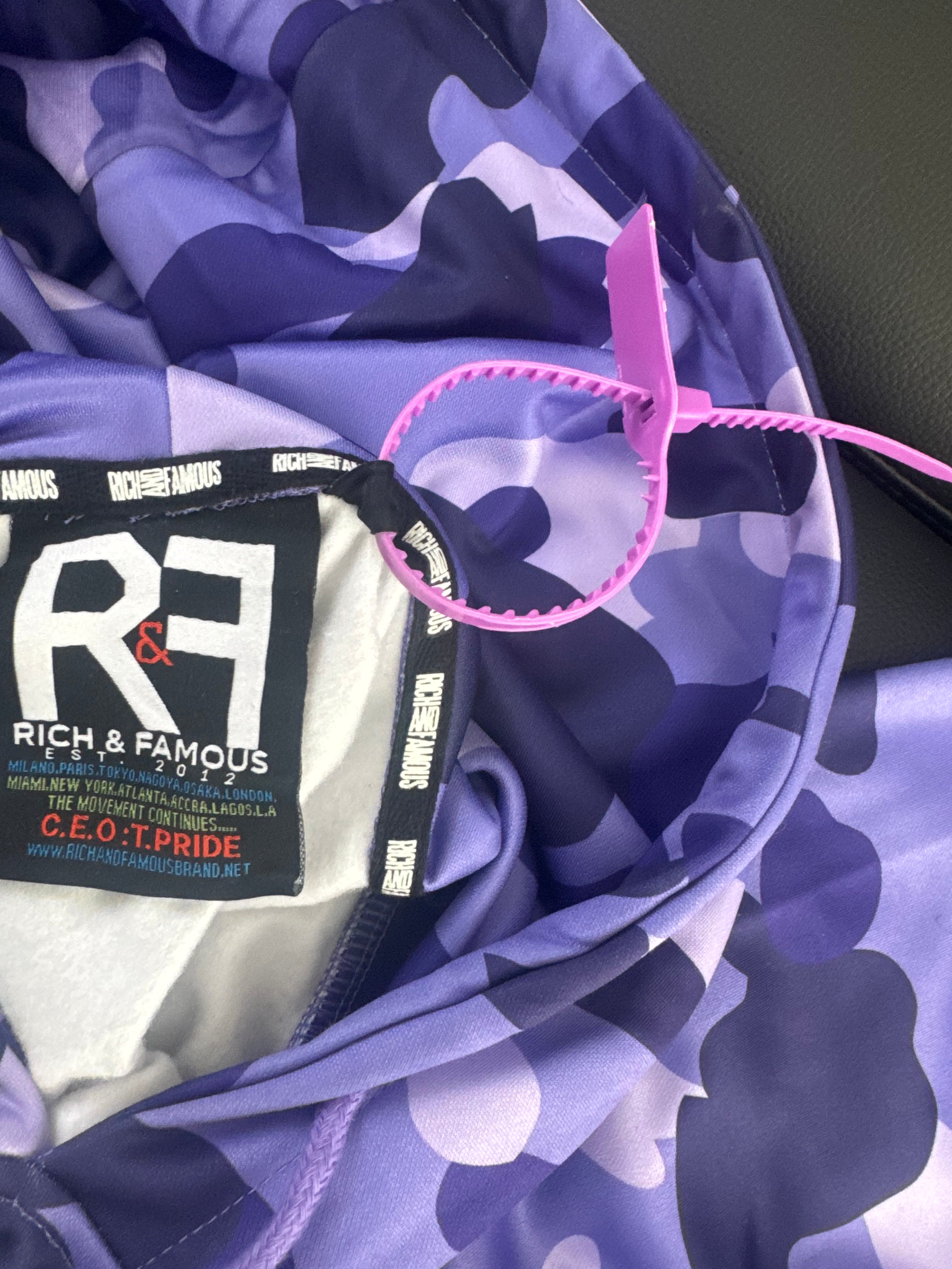PURPLE CAMOUFLAGE HOODIES