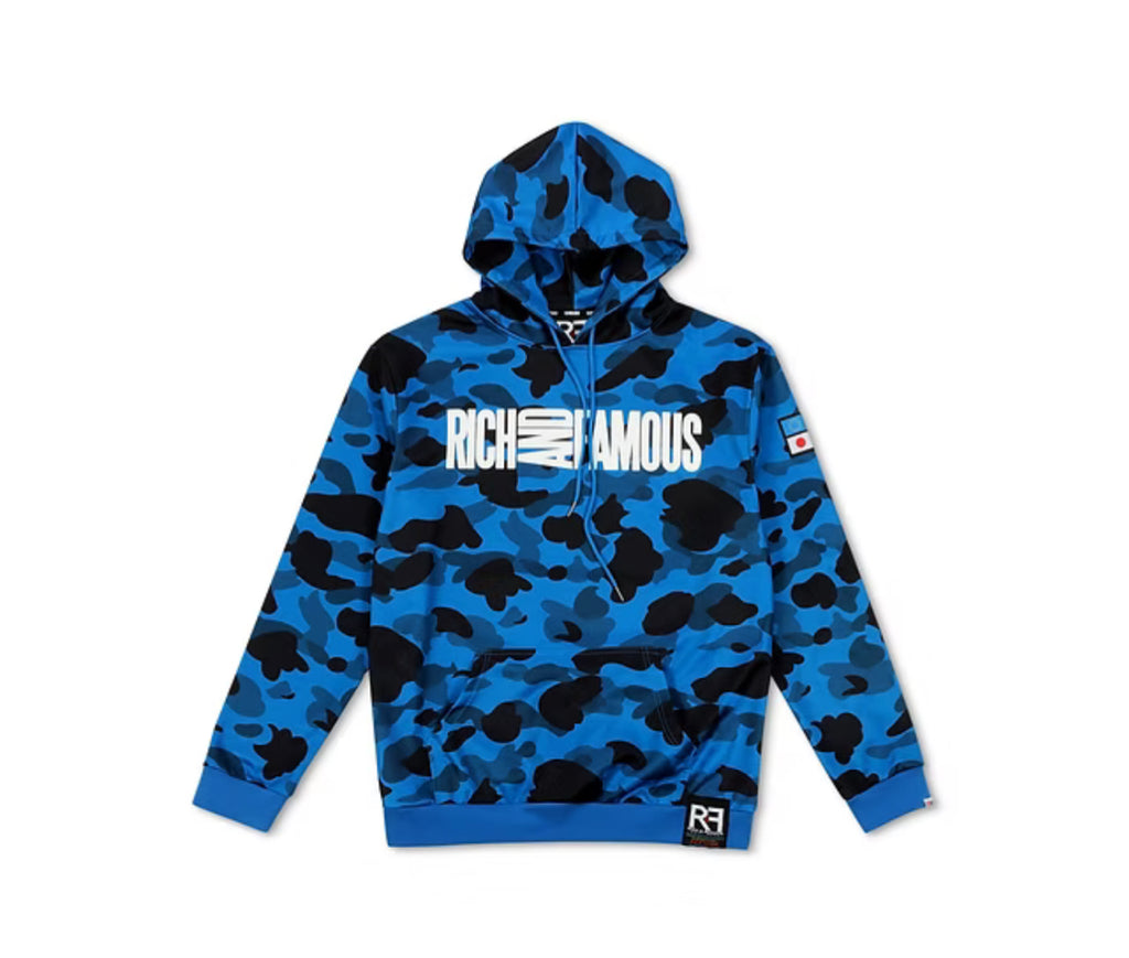 BLUE CAMO RICH&FAMOUS SEASON 18 HOODIES
