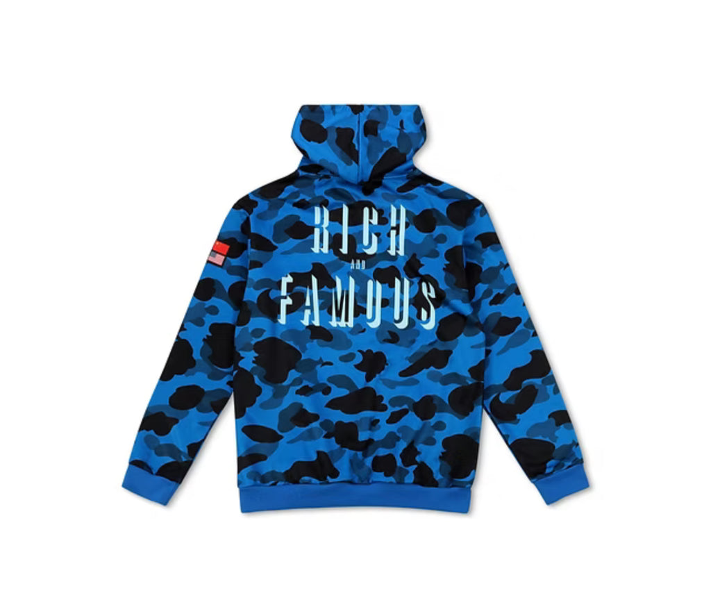 BLUE CAMO RICH&FAMOUS SEASON 18 HOODIES